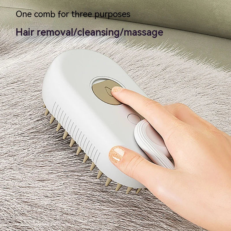 Cat Steam Brush Steamy Dog Brush 3 in 1 Electric Spray Cat Hair Brushes for Massage Pet Grooming Comb Hair Removal Combs Pet Products